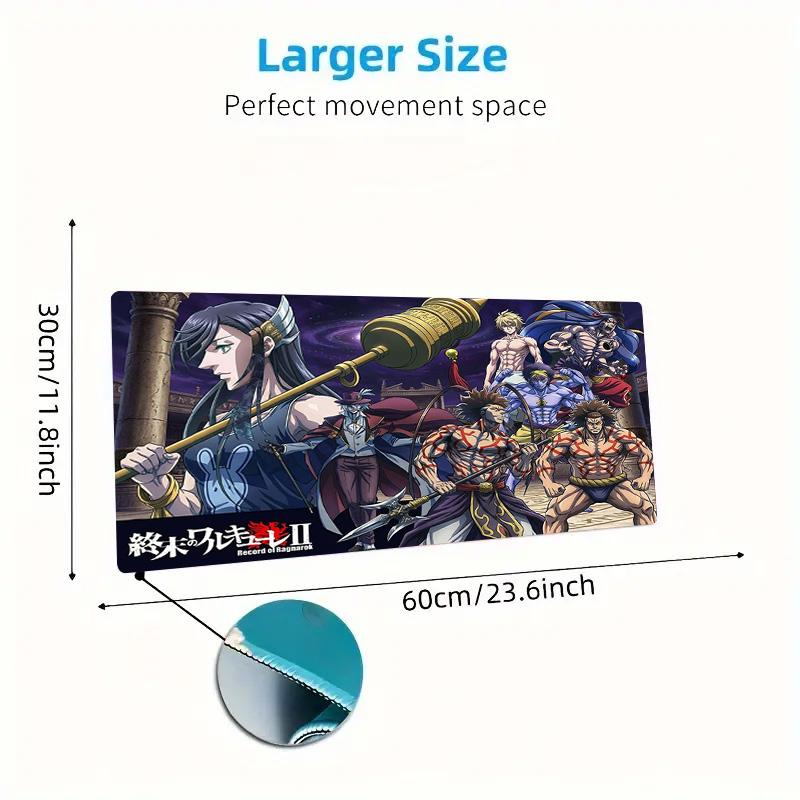 Recorde of Ragnarok Color Mouse Pad Large Gaming Table Cushion Non-slip Laptop Tablet Big Mousepad XXL Mat Mini PC Playmat With Lock Edge