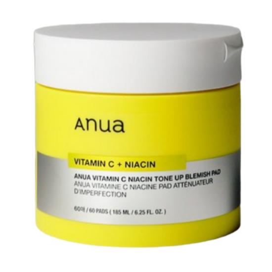 a0013 Anua Vitamin C Niacin Tone-Up Blemish Pads 60 Sheets / 185ml