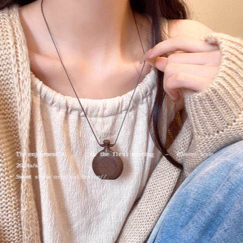 Bohemian Ceramic Necklace: Vintage Ethnic Long Sweater Chain & Zen Choker