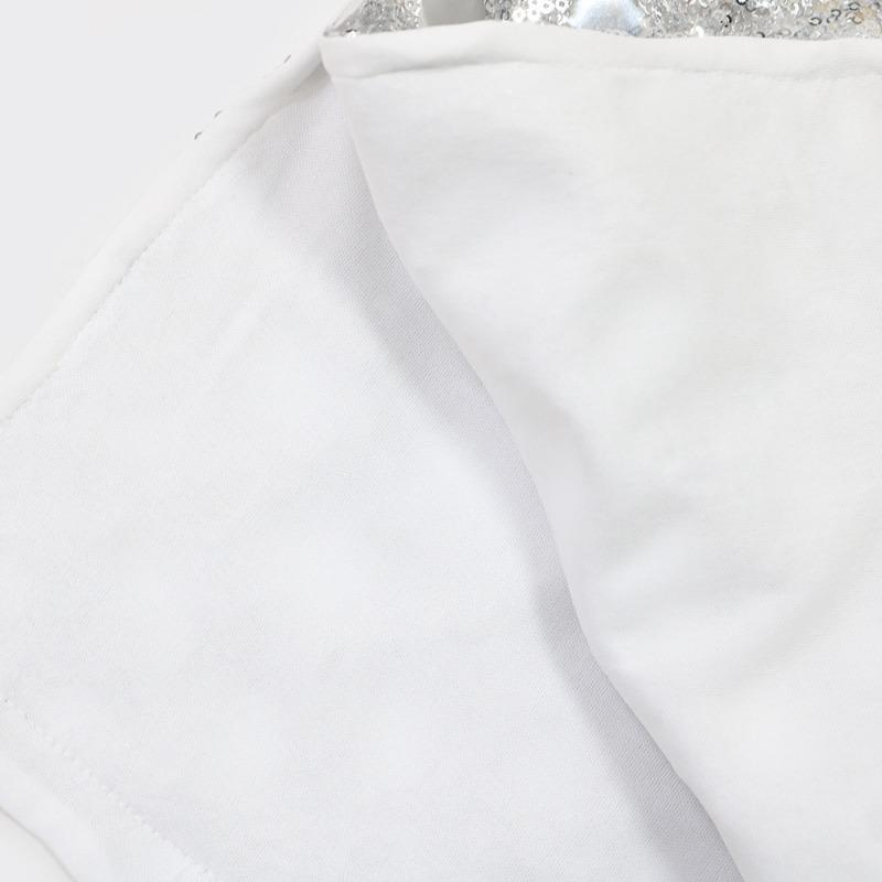 Damemote topp brystveske rumpe kjole Party Hot Diamond paljetter