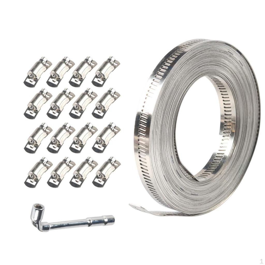 Stainless Steel Hose Clamp Kit for Home Improvement