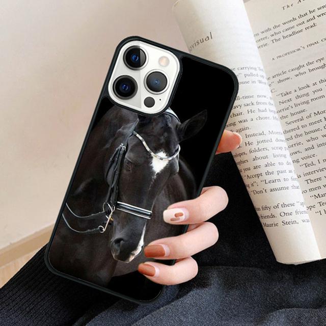 1233 Gray Shire Horse Phone Case Back Cover for iPhone 17 Air 16 15 14 13 11 12 Pro Max Plus Fundas Coque