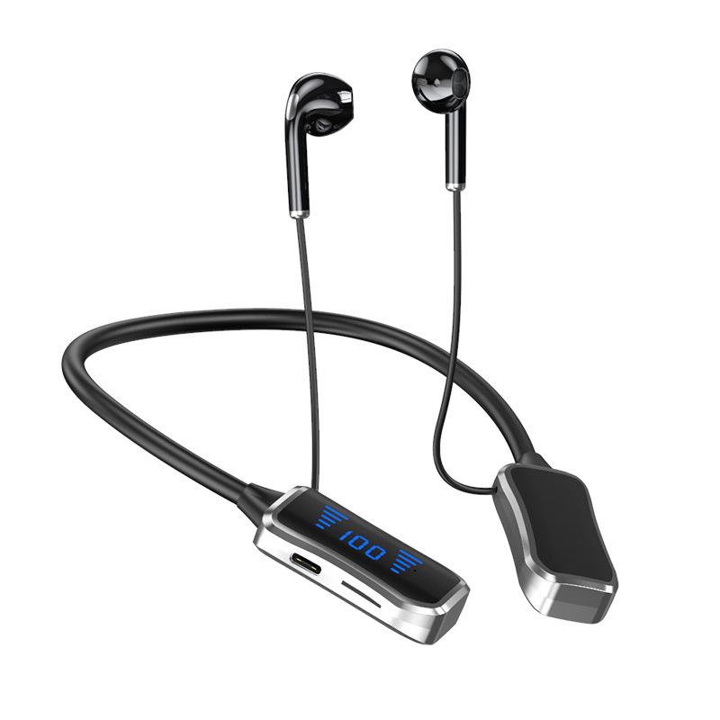 Neck-Hanging Bluetooth Earphones for Running & Business with Long Standby