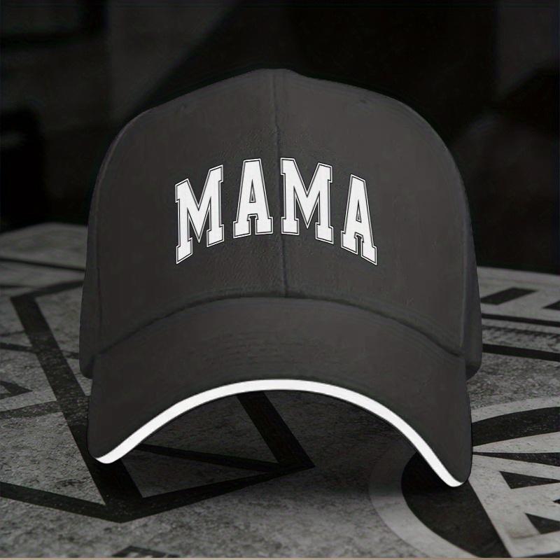 New 1pc, Adjustable "MAMA" Sandwich Baseball Cap, Lightweight Printed Women's Hat, "Hot Mama" Men's Trendy Cap, Ideal Gift for P