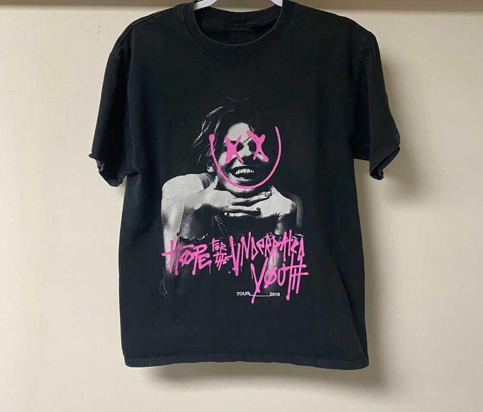 Tour 2019 YUNGBLUD Shirt Black Short Sleeve Mens Unisex S-5XL E1834 M