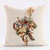 Painted Flower Patterns Throw Pillow Cover With Short Plush Print For Living Room Sofa Decoration Cushion Cover Pillow Covers