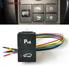 Dual Switch Parking Radar Trunk Control Switch Button With Connect Wire for Honda URV CRV AVANCIER CITY Accessories