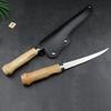 Stainless Steel Fishing Knife Sushi Knife Kitchen Fruit Vegetable Cutting Knives with Knife Cover