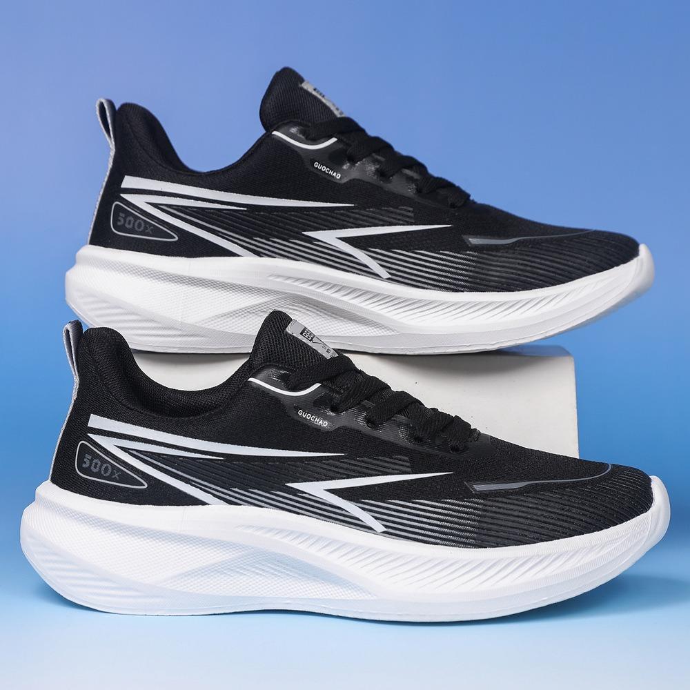 New mesh sports shoes, thick-soled comfortable and breathable casual shoes, light, non-slip and wear-resistant running shoes