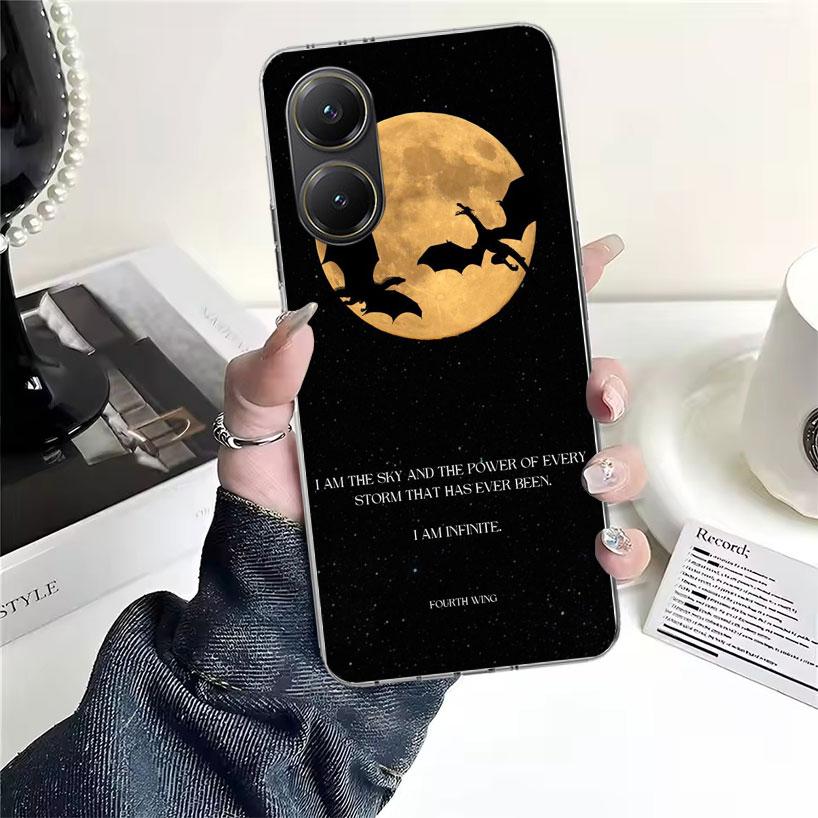 F-Fourth W-Wing Dragon Soft Phone Case For Xiaomi Redmi 15C 15 13C 13 Poco X5 X6 X7 F7 Ultra M7 12C 12 10 10C 9C 9A 9T 9 Fundas