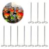 10 buc frigărui verticale pentru grătar, din oțel inoxidabil, rotisor, raft pentru kebab, frigărui pentru BBQ, bețe de kebab, întreținere ușoară, instrumente pentru grătar