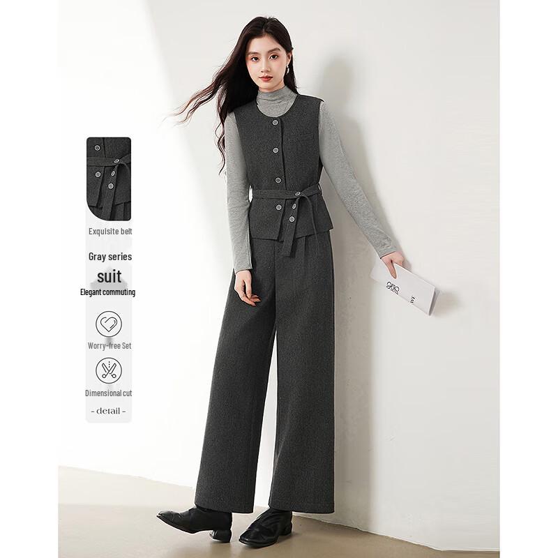 Si Shui Nian Hua Women s Autumn/Winter 3-Piece Outfit Set M