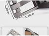 Retro Men's Leather Belt with Extra-Large Waistband and Pin Buckle - Pure Cowhide Genuine Leather