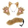 Headband Tail Gloves Set Animal Long for Birthday