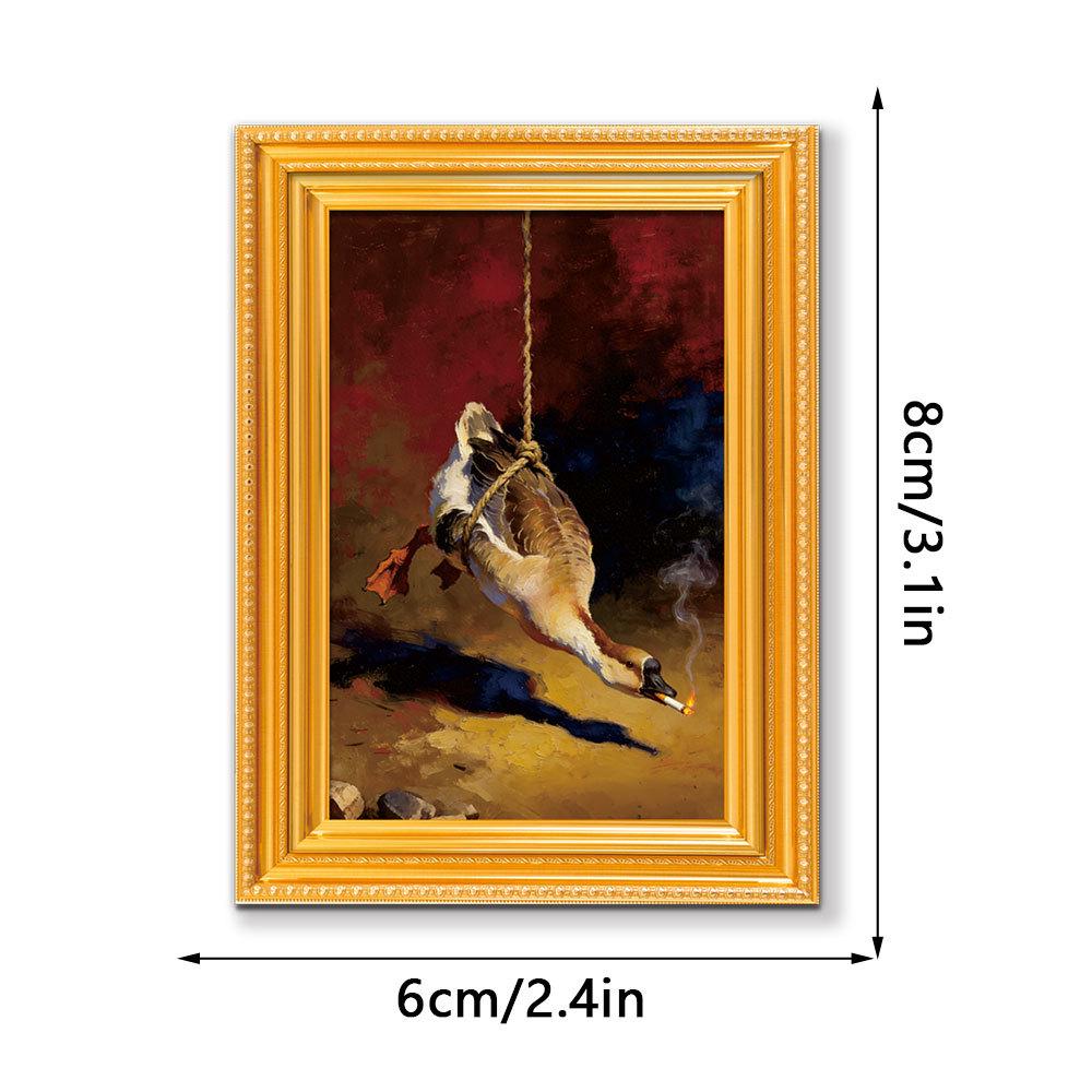 3D Wooden Photo Frame Poster Refrigerator Magnet - Creative and Quirky Decorative Magnet