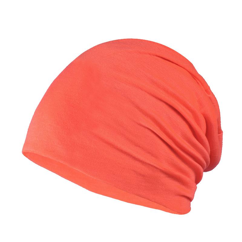 Herren Soild Indien Stretch Kordelzug Mütze Wolle Stricken Haarausfall Kopftuch Wickel