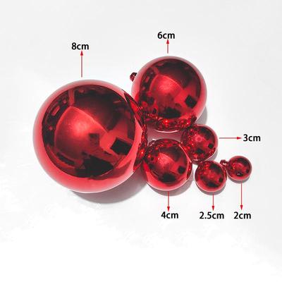 Christmas Tree Ornaments: Electroplated Plastic Baubles In Stock