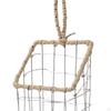 Hanging Storage Basket Rack Decors with Hook Shelf Holder for Dormitory