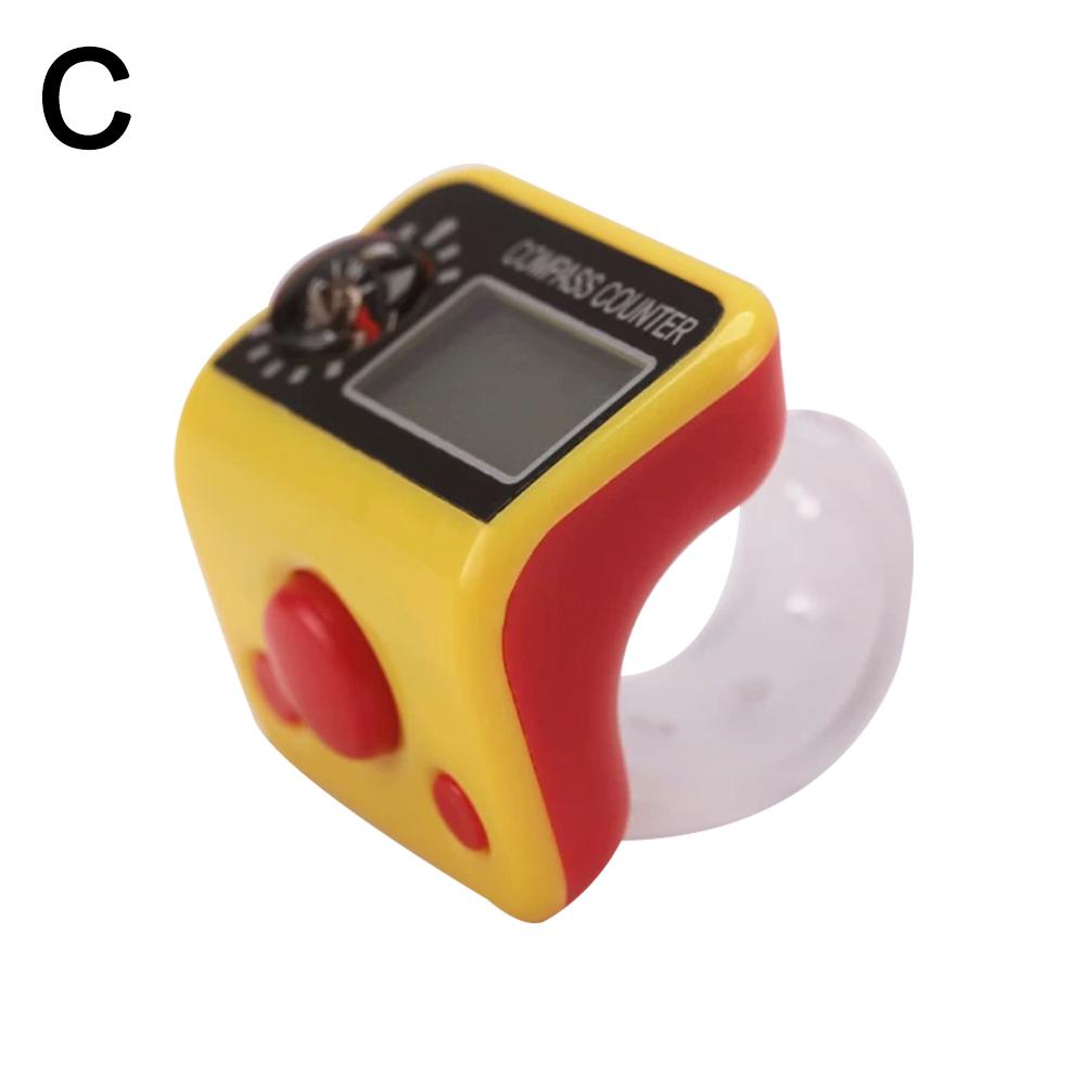 Electronic Finger Counter with Resettable 5 Digital LCD Electronic Digital Finger Hand Tally Counter Count For Sewing