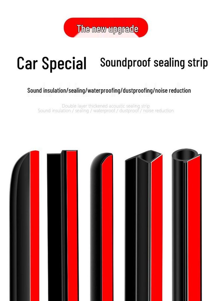 Changan UNI-K 2021 Door Sealing Strip for Sound Insulation & Dustproofing