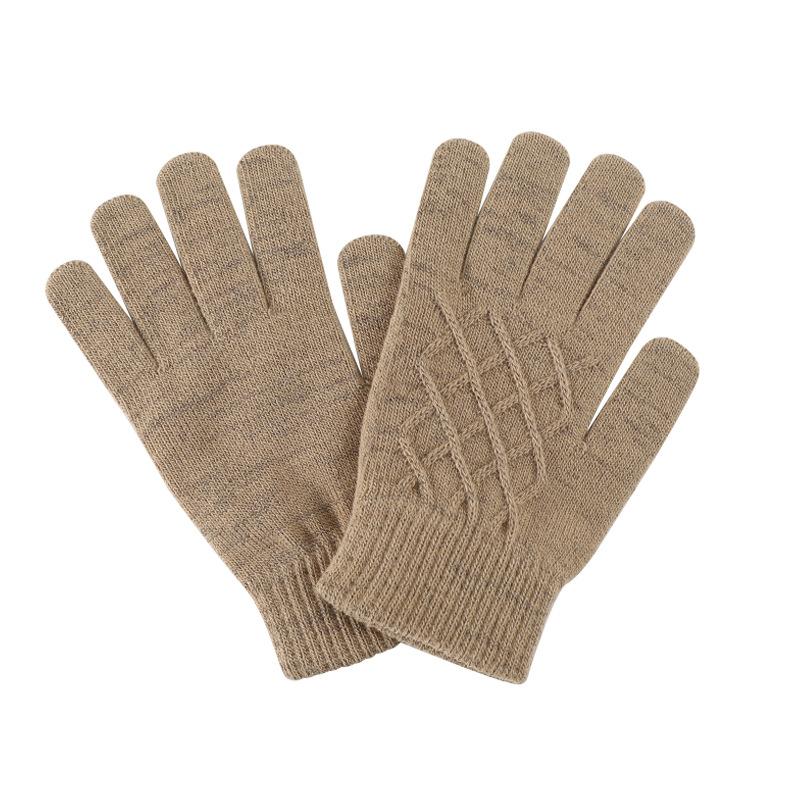 Winter Outdoor Antibacterial Protective Gloves Women's Light and Breathable Knitted Gloves Men's Riding Adult Gloves