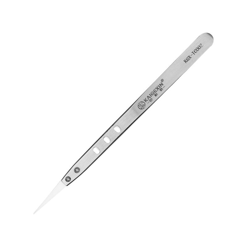 

Precision Ceramic Tweezer High Temperature Resistant Anti-Magnetic Point Precision Ceramic Tweezer for Laboratory Work, 1