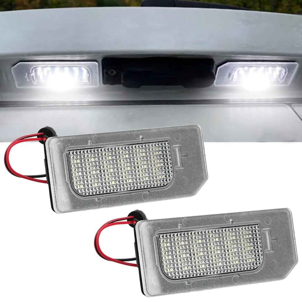 2Pcs Waterproof Canbus No Error For Mitsubishi Outlander Sport RVR 2011-18 2012 2013 2015 2016 Tuning License Number Plate Lamp