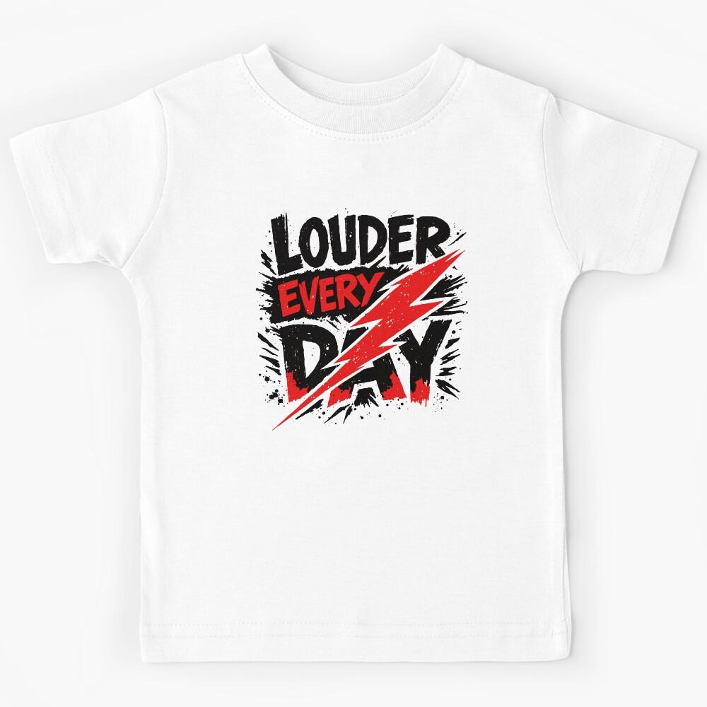 Louder Every Day Lightning Kids T-Shirt 140