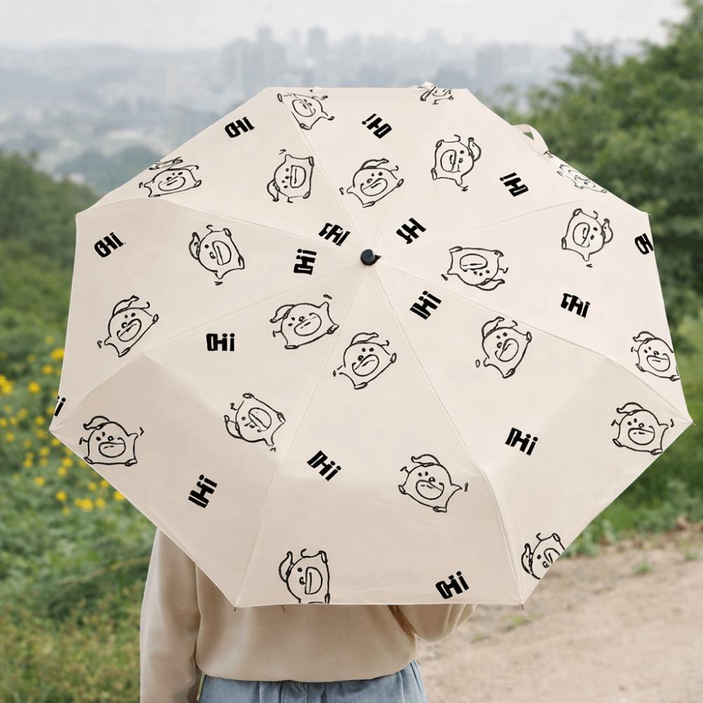 Fully Automatic UV Protection Umbrella Cartoon Pattern Sun Protection Umbrella  Travel