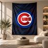 Decorative Tapestry,Chicago Cubs Printed Wall Art, Lightweight Wall Hanging For Bedroom Background