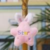 Plush Star Moon Bunny Keychain With Pp Cotton Filling For Kids And Adults