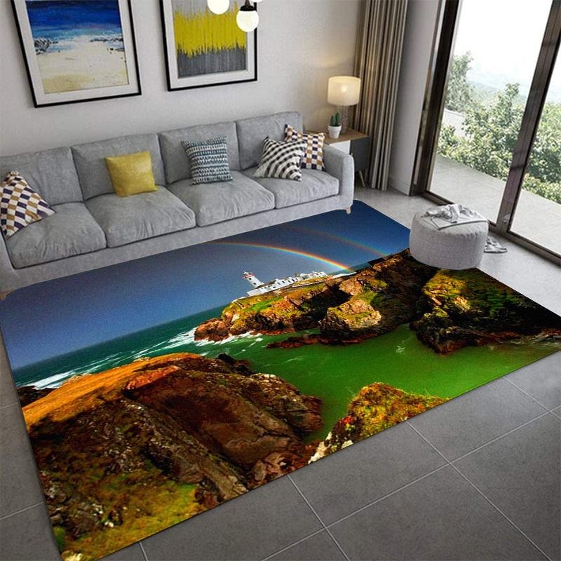 

A-Attractions Printed Carpet Fashion Yoga Mat Non-Slip Carpet Bedroom Decoration Outdoor Carpet Bedroom Birthday Gift 40x60cm