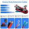 118W 12V USB Outlet Car Charger 100W PD3.0 & 18W QC3.0 Car USB Fast Charging Ports Aluminum Socket for Car RV Marine Cart