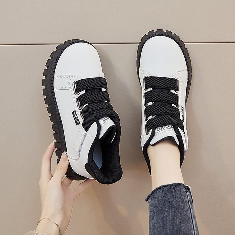 Fashion Woman Footwear High On Platform Whit Top Ankle Boots Shoes for Women Spring Autumn Deals Aesthetic 2025 New Sale Designer Luxury