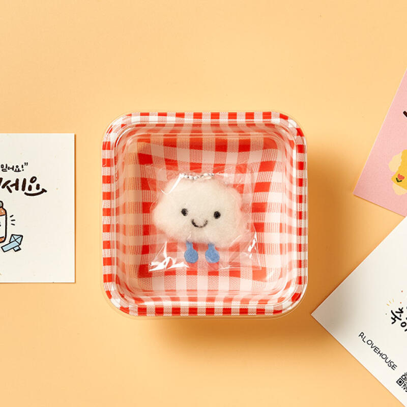 Cute baby doll keychain + message card + checkbox Baby Cloud + Checkbox