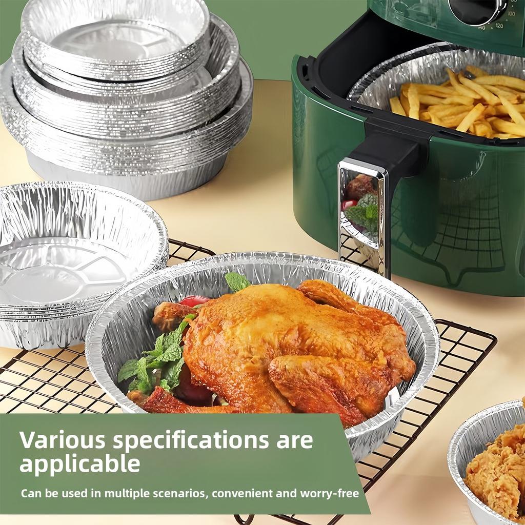 Food-grade Aluminium Foil Bowls for Household High-temperature Air Fryers