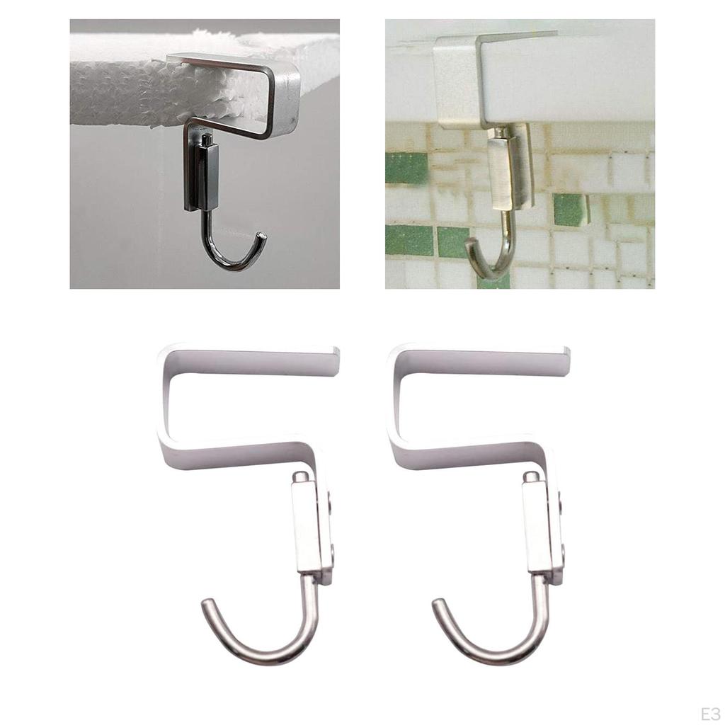 Aluminum Hook for Desktop Use, Table Attachment Bags