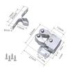 Antique Copper Color Magnet Cabinet Catches Magnetic Catch Roller Mechanism Damper Buffer Free Screws Buffer System Door Stop