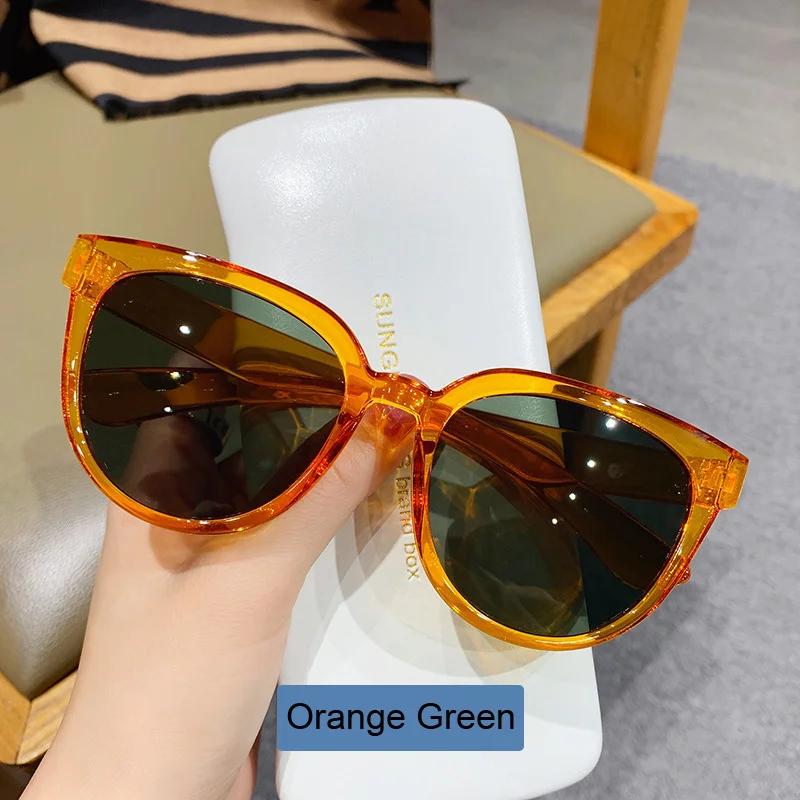 Fashion Cat Eye Sunglasses Woman  Designer Shades Oversized Retro Mirror Sun Glasses Female Clear Lens Vintage Gafas De Sol