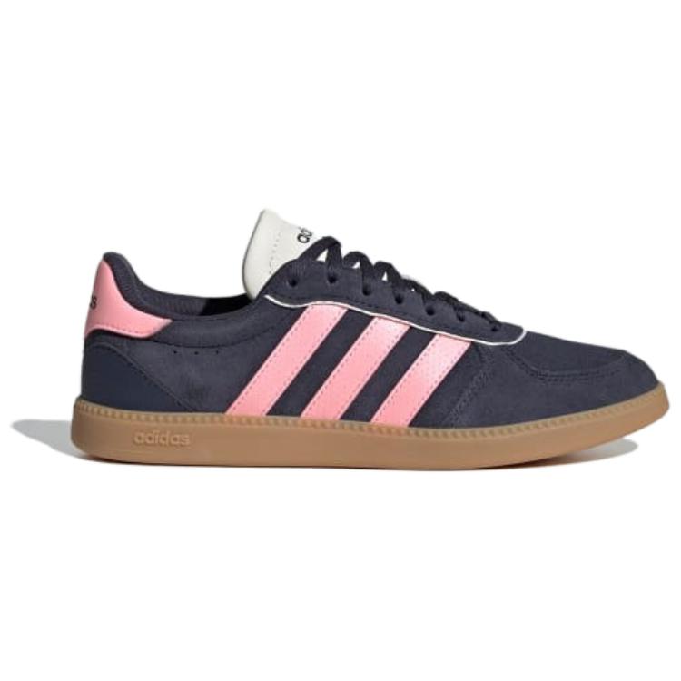 Adidas Breaknet Sleek Shadow Navy Pink Spark Women Sneakers Blue Off-White IH5467