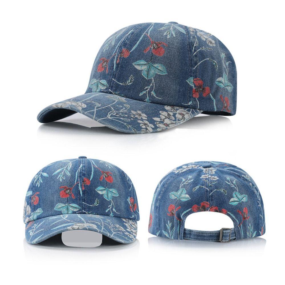 Cotton Baseball Cap Adjustable Dad Hat Trendy Sunscreen Hats  Outdoor Sports