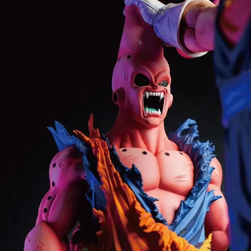 New Z Collectible Action Figure - 33cm Majin Buu Vs Vegetto PVC Model Toy Statue Cartoon Character Support GK