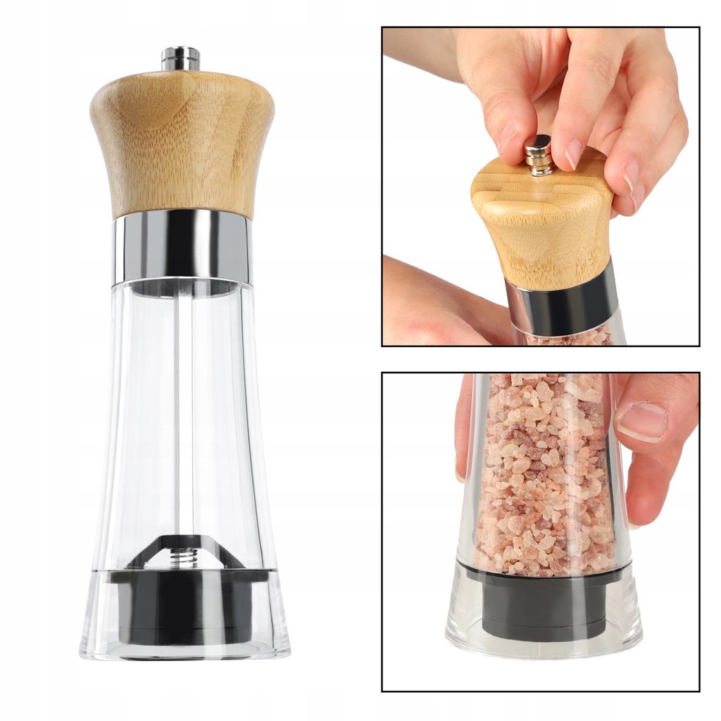 KADAX Pfeffer- und Salzmühle Kräuter Handmühle Regulierung