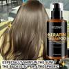 Keratin Hair Treatment Shampoo Kit Deep Cleansing and Repairing 200ml