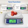 LCD Display Kitchen Digital Scale 30kg/1g Capacity Electronic Pricing Scale  Coins Counting