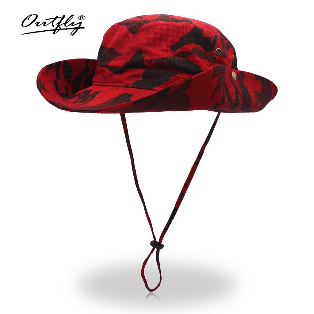 Camouflage Big Brim Sun Hat Outdoor Sun Protection Bucket Hat UV Protection Sun Hat Fishing Jungle Hat Sun Protection