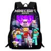 Minecraft Printed Backpack Children'S Elementary School Bag