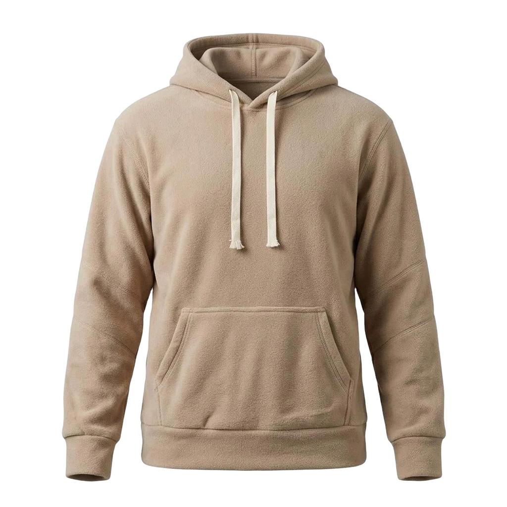 Men's Hooded Sweatshirt Pullover Casual Athletic Top for Fall Winter