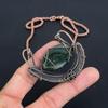 Gorgeous Green Jade Gemstone Handmade Copper Wire Wrap Jewelry Pretty Necklace For Women