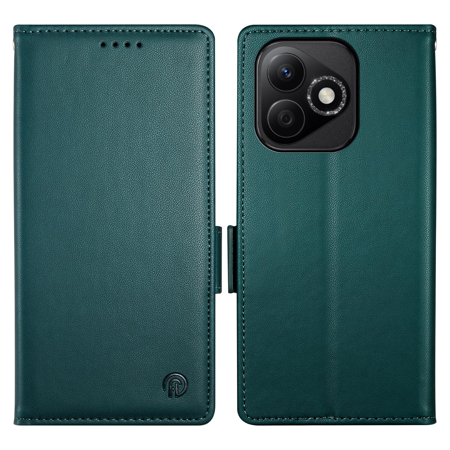

DF-010 For Honor X60i 5G Stand Case PU Leather Wallet Phone Cover F